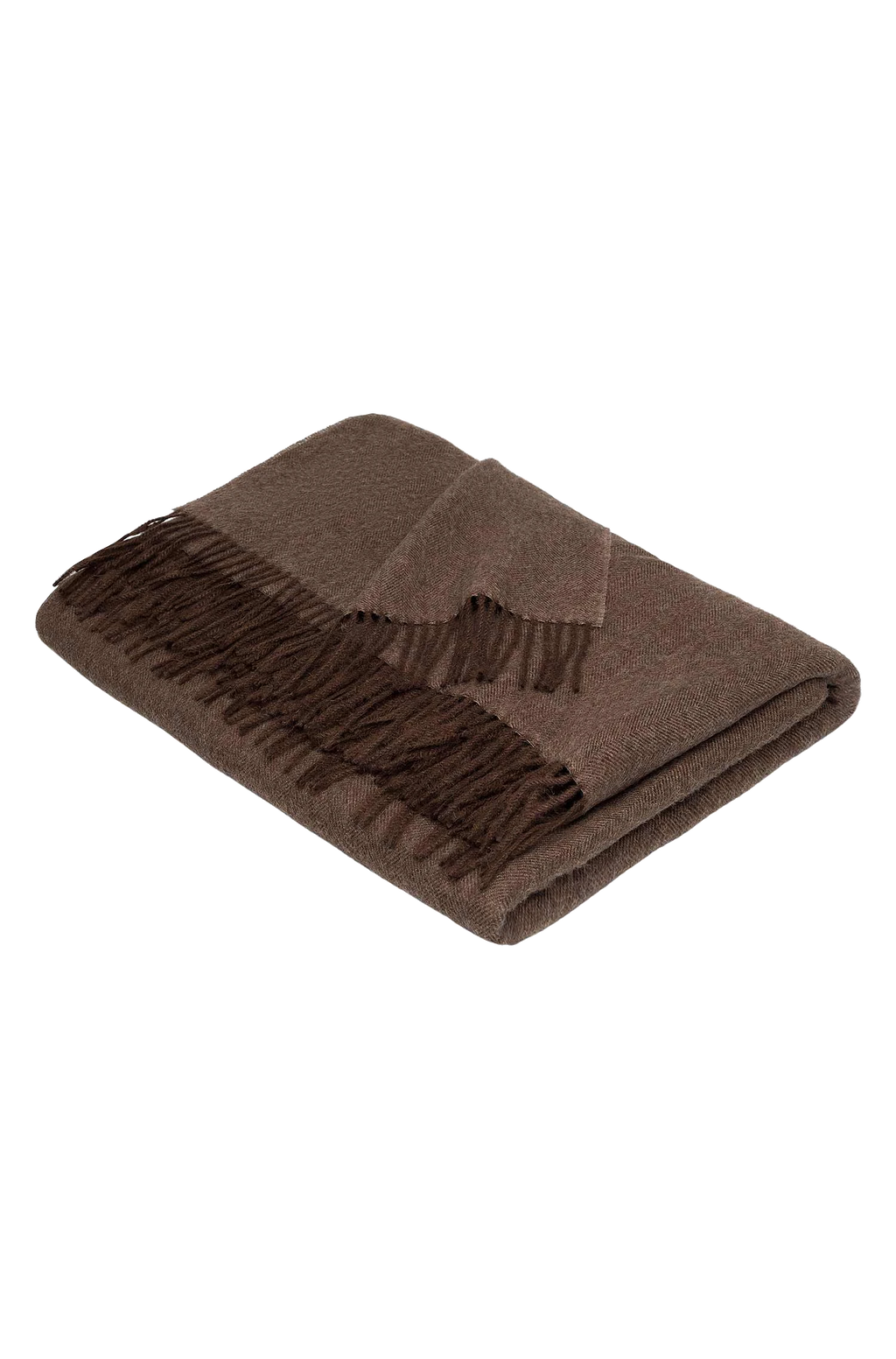 Alpaka Tagesdecke FISCHGRAT (braun)