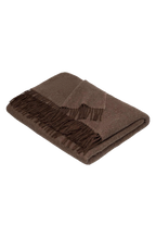 Alpaka Tagesdecke FISCHGRAT (braun)