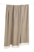 Alpaka Tagesdecke FISCHGRAT (beige)